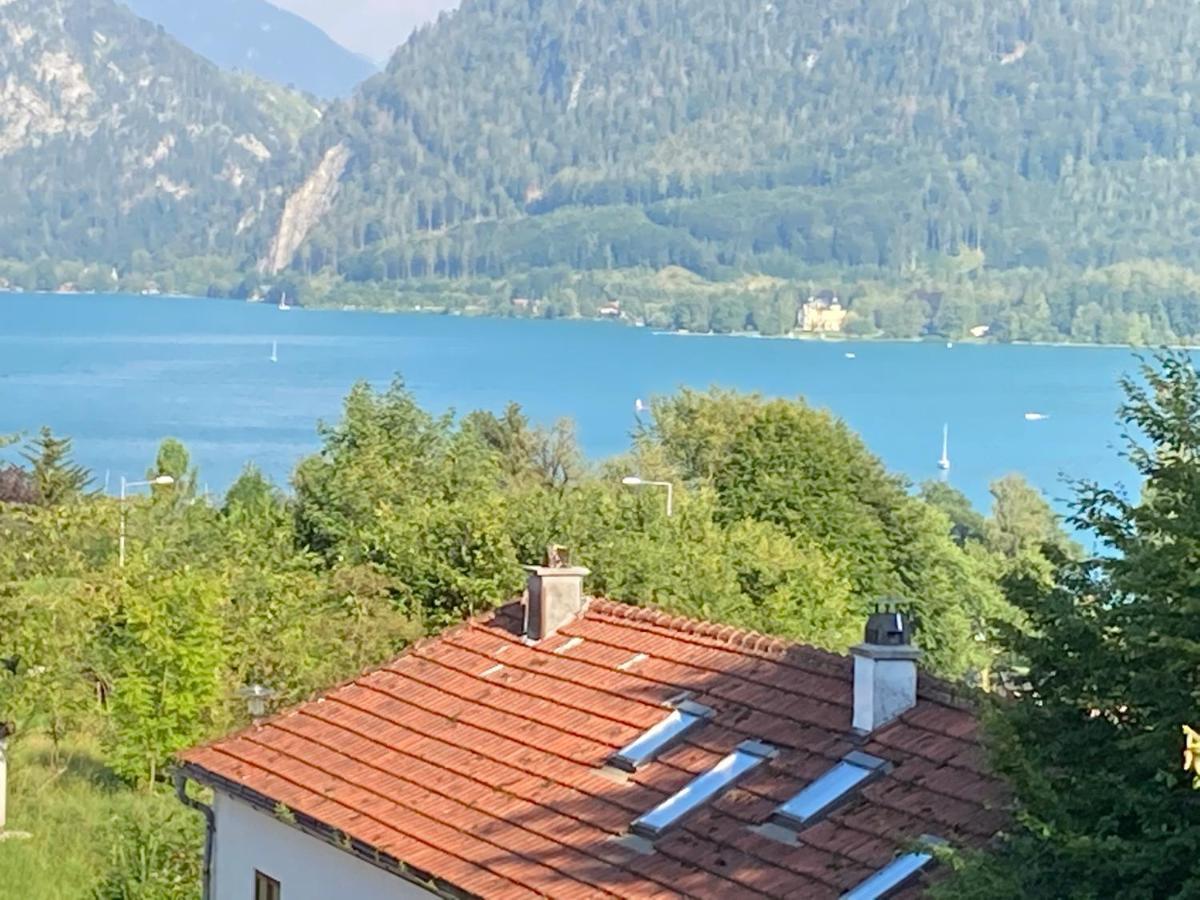 Ferienwohnung Mit Seeblick, Unterach Am Attersse Unterach am Attersee Exterior foto
